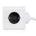 TRAVEL PowerCube PRO Certified 79644 Πολύπριζο 5 Θέσεων με 1.5m Kαλώδιο - 5 Πρίζες Ασφαλείας Childproof EU Schuko AC 220-240V Μ7.5 x Π7.5 x Υ7.5 - Λευκό με Γκρι - Max Load 3680W/16A - ledmania.gr