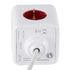 TRAVEL PowerCube PRO Certified 79645 Πολύπριζο 5 Θέσεων με 1.5m Kαλώδιο - 5 Πρίζες Ασφαλείας Childproof EU Schuko AC 220-240V Μ7.5 x Π11.5 x Υ7.5-Λευκό με Κόκκινο-Max Load 3680W/16A - ledmania.gr