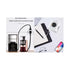 TRAVEL PowerCube PRO Certified 79639 Πολύπριζο 6 Θέσεων με 1.5m Kαλώδιο - 4 Πρίζες Ασφαλείας Childproof EU Schuko AC 220-240V & 2 Πρίζες USB Max 2.1A/DC 5V Μ7.5 x Π7.5 x Υ7.5 - Λευκό με Γκρι - Max Load 3680W/16A - ledmania.gr