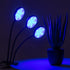 GloboStar® 79652 Grow Light Full Spectrum LED Φωτιστικό Ανάπτυξης Φυτών Γλάστρας με 3 Κινούμενες Κεφαλές & Βάση Clip SMD 2835 15W 160° DC 5V IP20 με Dimmer & Timer Εσωτερικού Χώρου για Κάλυψη Επιφάνειας 1m x 1m Πλήρους Φάσματος Φωτισμού - ledmania.gr