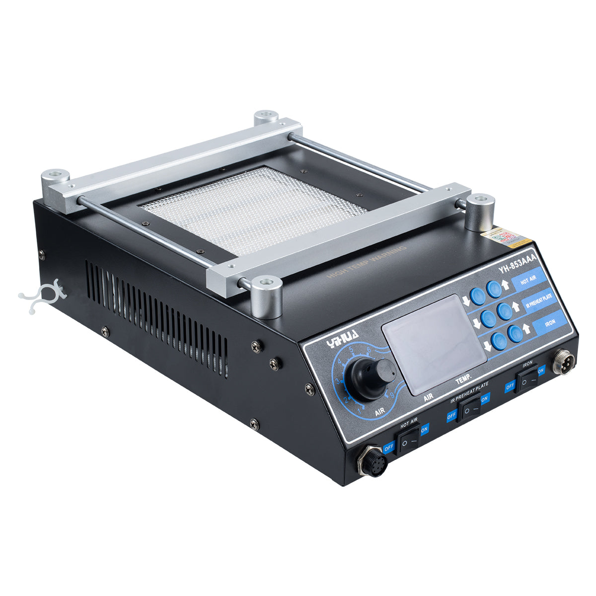 GloboStar® 79973 Ψηφιακός Σταθμός Συγκόλλησης 3in1 με Ψηφιακή Οθόνη - Κολλητήρι - Πιστόλι Θερμού Αέρα Hot Air Soldering Welding Gun - Φούρνος Πλακετών Solder Preheat Welding Oven PCB και PID Προγραμματιζόμενο Σύστημα Ελέγχου Θερμοκρασίας - 1200W - ledmania.gr