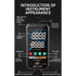 GloboStar® 79976 Ψηφιακό Φορητό Πολύμετρο Data Retantion True RMS Intelligent Automation AI Μπαταρίας 2 x AAA (Δεν Περιλαμβάνονται) με Οπίσθιο Φωτισμό Μετρητής Τάσης AC/DC - Θερμοκρασία - Αμπερόμετρο - Voltmeter - Καπασιτόμετρο - Ohm - Μαύρο - ledmania.gr