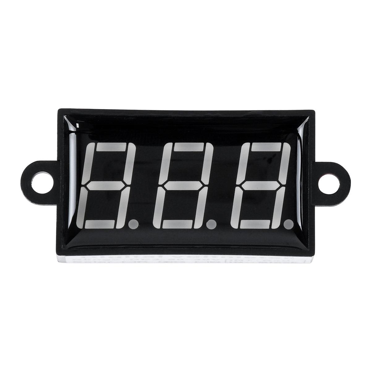 GloboStar® 79987 Όργανο Μέτρησης Τάσης Βολτόμετρο με Οθόνη LED Display DC 3.5 έως 30V Μπλε Μ5.5 x Π1.5 x Υ2.5cm - ledmania.gr
