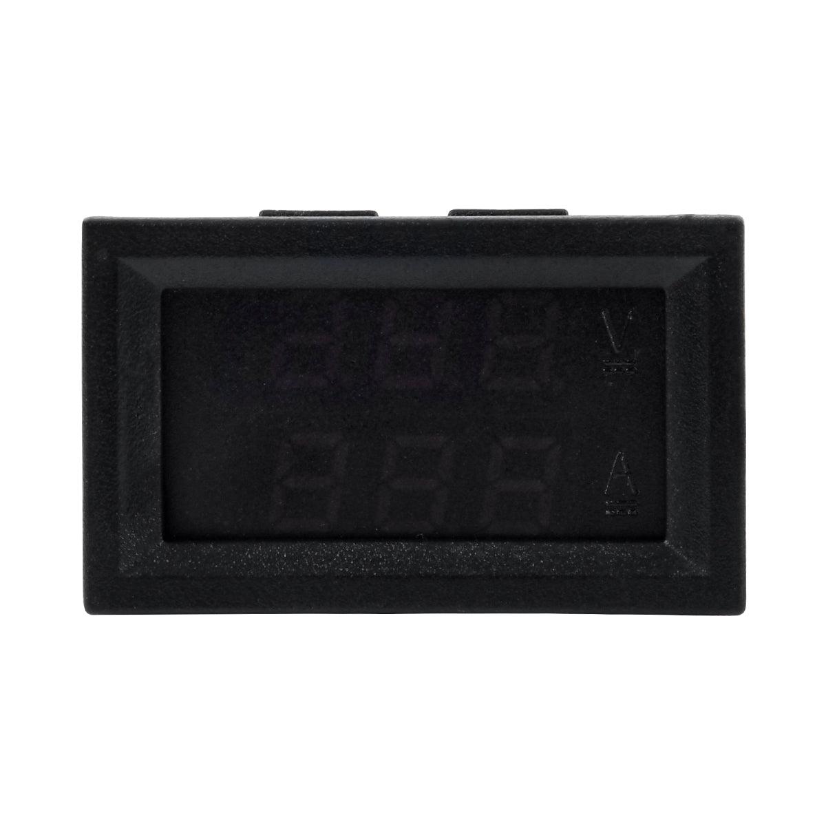 GloboStar® 79988 Όργανο Μέτρησης Τάσης Βολτόμετρο - Αμπερόμετρο με Οθόνη LED Display DC 0 έως 100V - Ampere 0 έως 9.99A Κόκκινο Πορτοκαλί Μ5 x Π1.5 x Υ3cm - ledmania.gr