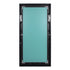 GloboStar® MAKEUP MIRROR-160x80-5 Μοντέρνος Καθρέπτης Μακιγιάζ με Πλαίσιο Φυσικού Ξύλου με Διακόπτη On/Off 20 x E27 AC220-240V - Μ80 x Π7 x Υ160cm - Μαύρος Έβενος - ledmania.gr