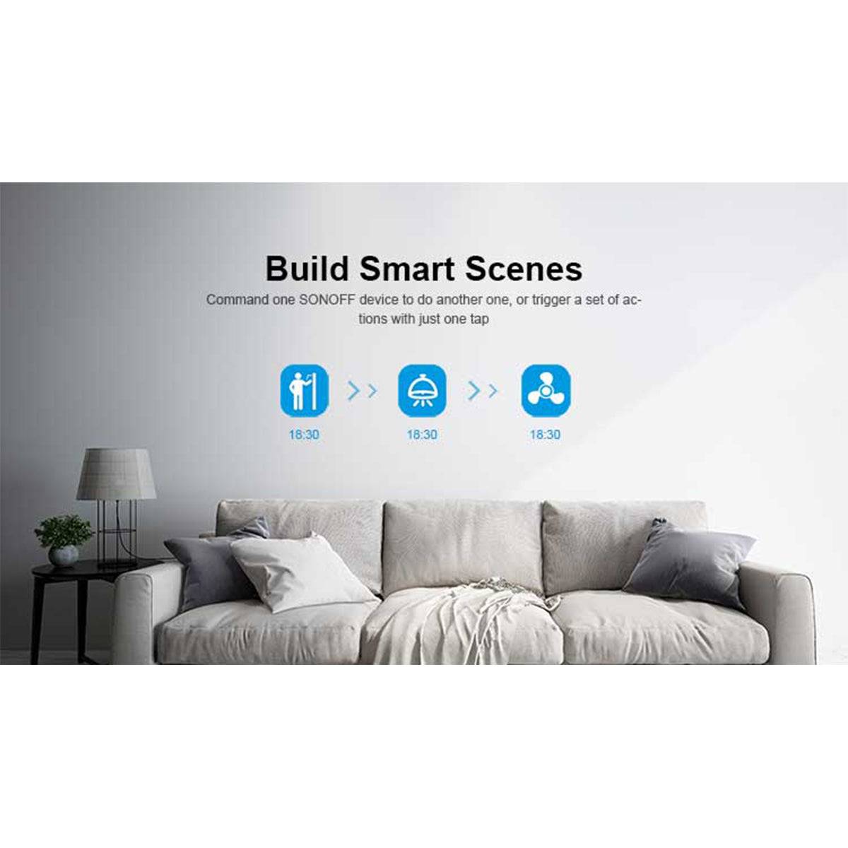GloboStar® 80012 SONOFF iFan03-R2 - Wi-Fi Smart Switch Ceiling Fan & Light Controller - ledmania.gr