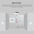 GloboStar® 80067 SONOFF T2EU3C-RF - 433MHz Wireless Smart Wall Touch Button Switch 3 Way - RF Series - ledmania.gr