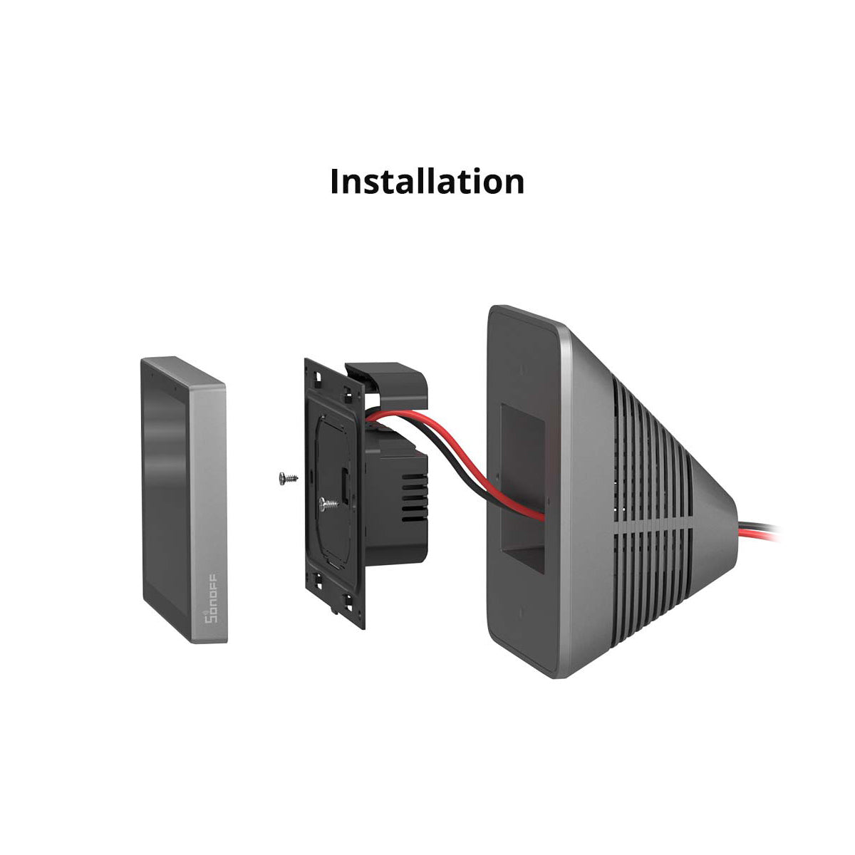 GloboStar® 80076 SONOFF StandB Enclosure Stand for NSPanel Pro or NSPanel White - Βάση για NSPanel Pro η NSPanel Λευκό - ledmania.gr
