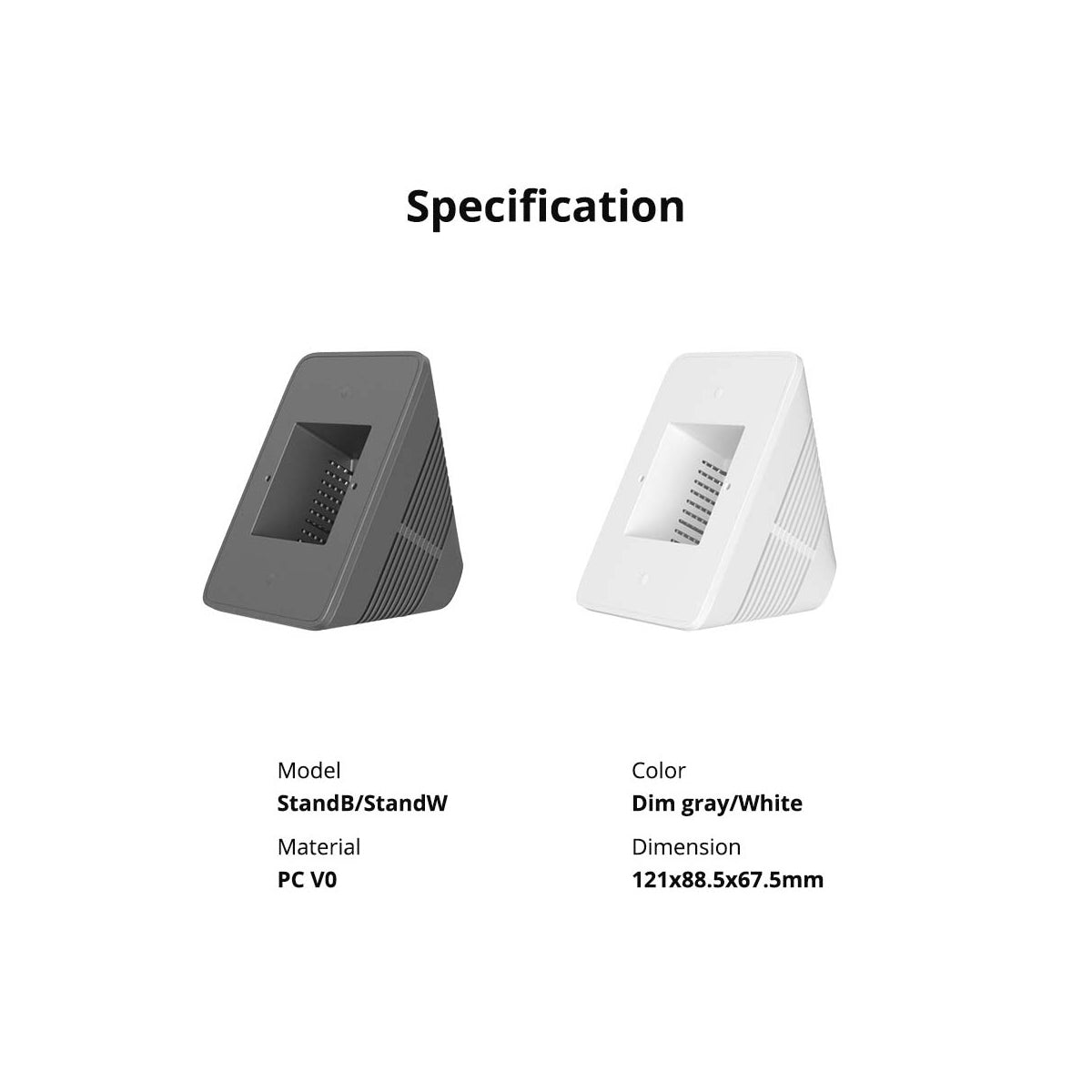 GloboStar® 80076 SONOFF StandB Enclosure Stand for NSPanel Pro or NSPanel White - Βάση για NSPanel Pro η NSPanel Λευκό - ledmania.gr