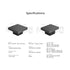 GloboStar® 80089 SONOFF M5-3C-80 SwitchMan Mechanical Smart Switch WiFi & Bluetooth AC 100-240V Max 6A 1320W (2A/Way) 3 Way - ledmania.gr