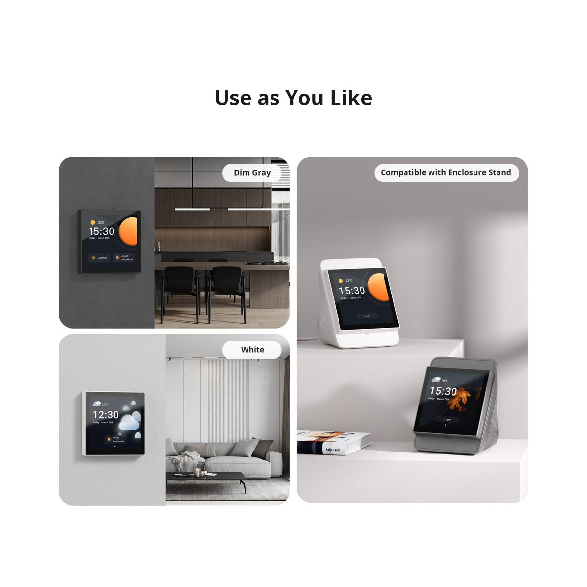 GloboStar® 80095 SONOFF NSPanel86PW Wi-Fi & Zigbee 3.0 Smart Scene Wall Switch (86/EU Type) - AC 100-240V - Integrated HMI Touch Panel - Smart Controller & Gateway for All Smart Devises - ledmania.gr
