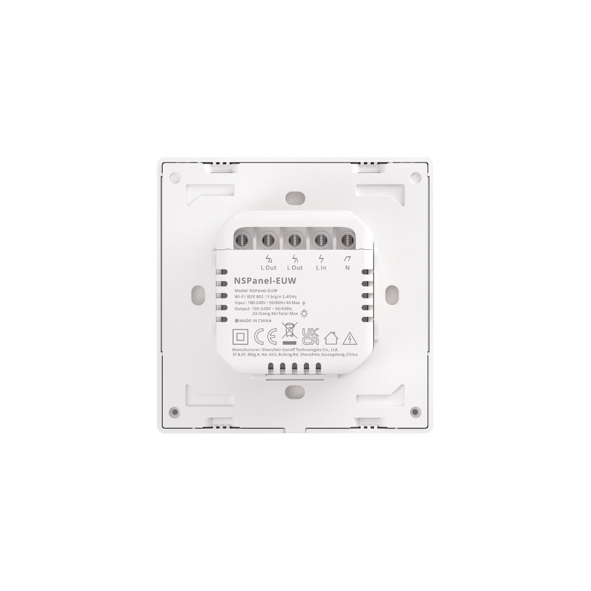 GloboStar® 80096 SONOFF NSPanel-EUW - Wi-Fi Smart Scene Wall Switch (86/EU Type) - Integrated HMI Touch Panel -  Smart Controller & Gateway for All Smart Devises - ledmania.gr