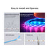 GloboStar® 80099 SONOFF L3-5M-PRO RGBIC Digital IC RGB Smart LED Strip Light WiFi 2.4GHz 90 SMD/M 5050 5m Roll & Power Adapter DC 5V Max 10W - ledmania.gr