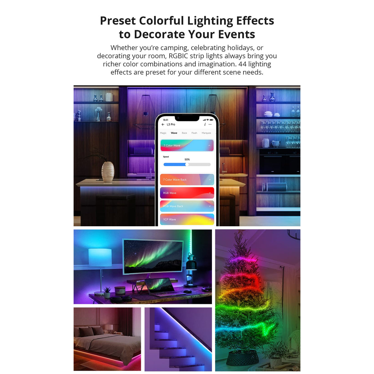 GloboStar® 80099 SONOFF L3-5M-PRO RGBIC Digital IC RGB Smart LED Strip Light WiFi 2.4GHz 90 SMD/M 5050 5m Roll & Power Adapter DC 5V Max 10W - ledmania.gr