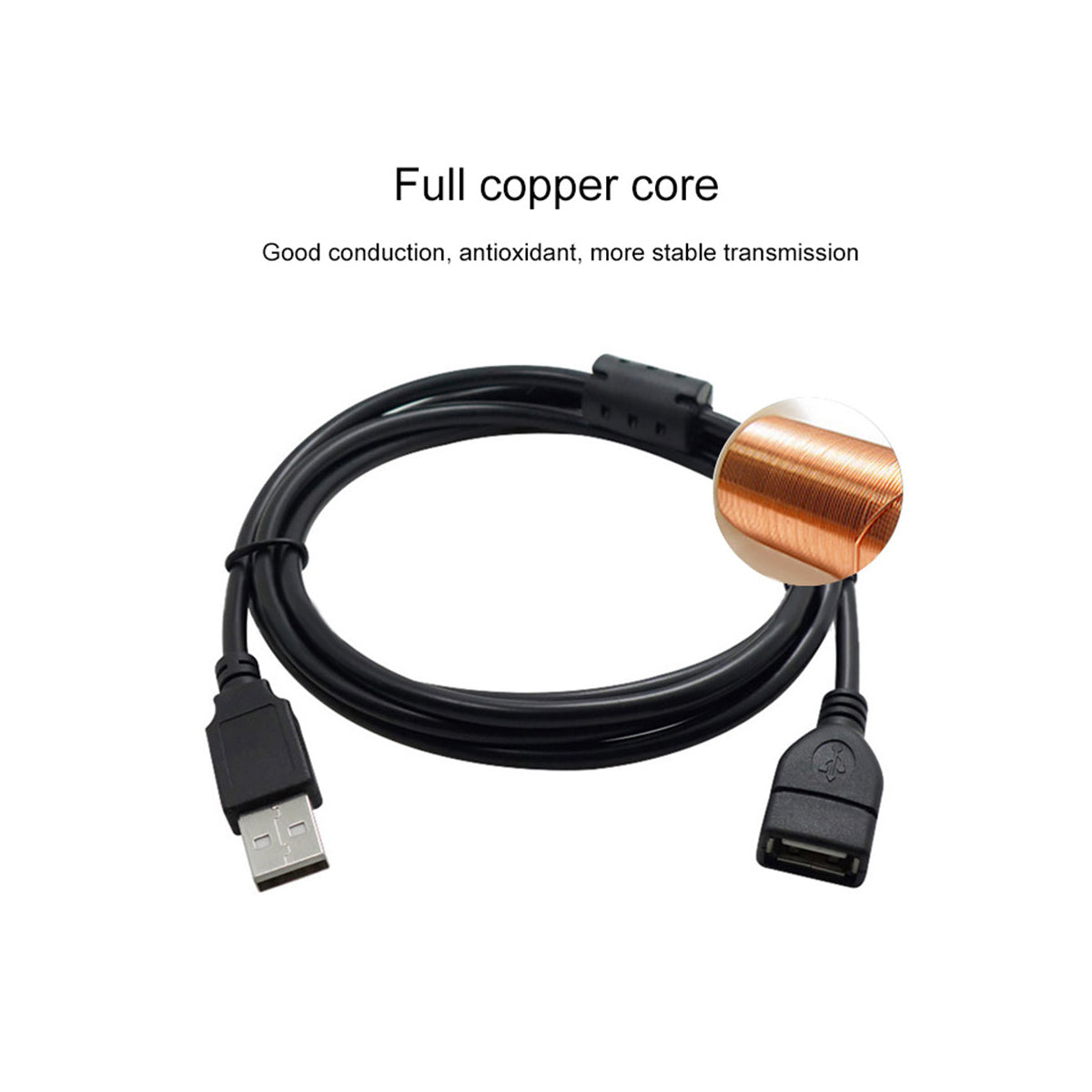 GloboStar® 80104 SONOFF USB Male to Female Extension Cable 2.0 Cable Length 150cm - ledmania.gr