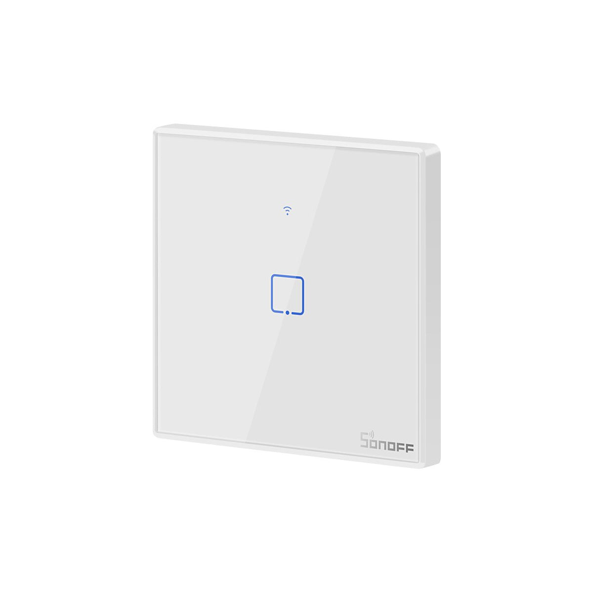 GloboStar® 80130  SONOFF T2EU1C-RF - 433MHz Wireless Smart Wall Stick-On Touch Button Switch 1 Way - RF Series - ledmania.gr