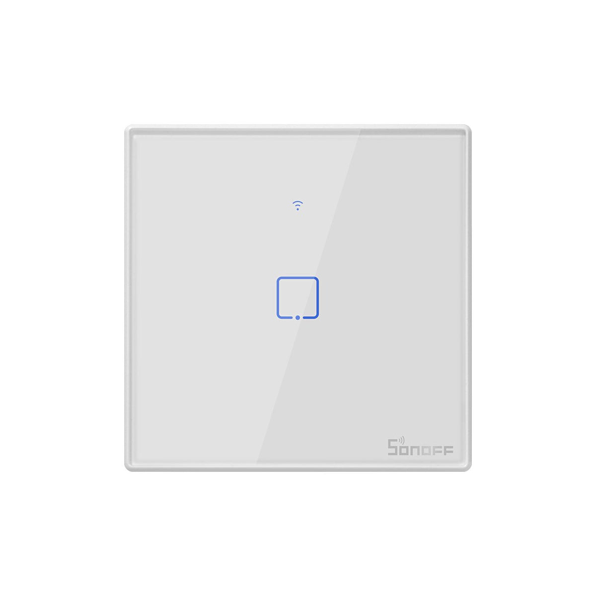 GloboStar® 80130  SONOFF T2EU1C-RF - 433MHz Wireless Smart Wall Stick-On Touch Button Switch 1 Way - RF Series - ledmania.gr