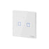 GloboStar® 80131  SONOFF T2EU2C-RF - 433MHz Wireless Smart Wall Stick-On Touch Button Switch 2 Way - RF Series - ledmania.gr