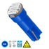 GloboStar® 81040 Λάμπα Αυτοκίνητου T5 3rd Generation Can-Bus LED 3 SMD 4014 0.6W 90lm 120° DC 12V IP20 Μπλε - ledmania.gr