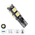 GloboStar® 81096 Λάμπα Αυτοκίνητου LED T10 W5W 2rd Generation Can-Bus Series 9xSMD5050 4.14W 540lm 360° DC 12-16V IP20 Φ1 x Υ3.9cm Ψυχρό Λευκό 6000K - ledmania.gr