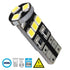 GloboStar® 81113 Λάμπα Αυτοκίνητου T10 W5W 3rd Generation Can-Bus Series LED 9 SMD 1210 2.8W 420lm 360° DC 12V IP20 Ψυχρό Λευκό 6000K - ledmania.gr