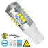 GloboStar® 81120 Λάμπα Αυτοκίνητου T10 W5W 3rd Generation Can-Bus Extreme Series LED 16 CREE XBD 15W 2115lm 360° DC 12V IP20 Ψυχρό Λευκό 6000K - ledmania.gr
