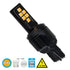 GloboStar® 81158 Λάμπα Αυτοκίνητου T20 - 7440 - W21W 2nd Generation Can-Bus Series LED 12 SMD 3030 8W 960lm 360° DC 12V IP20 Πορτοκαλί - ledmania.gr