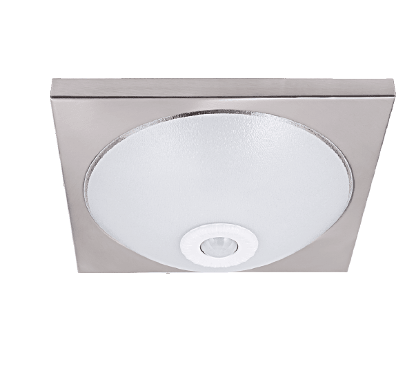 8120 SENSOR ΠΛΑΦΟΝΙΕΡΑ 2XE27 300MM/300MM ΧΡΩΜΙΟ ΜΑΤ - ledmania.gr