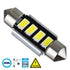 GloboStar® 81312 Λάμπα Αυτοκίνητου 36mm FESTOON - C5W 2nd Generation Can-Bus Series LED 4 SMD 5630 3W 450lm 120° DC 12V IP20 Ψυχρό Λευκό 6000K - ledmania.gr