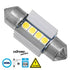 GloboStar® 81337 Λάμπα Αυτοκινήτου 31mm FESTOON - C5W 3rd Generation Can-Bus Extreme Series LED 4 SMD 3030 4W 600lm 120° DC 12V IP20 Ψυχρό Λευκό 6000K - ledmania.gr