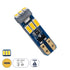 GloboStar® 81468 Λάμπα Αυτοκινήτου LED T5 9xSMD3014 0.25W 30lm 360° DC 12-16V IP20 Μ0.5 x Π0.4 x Υ1.8cm Θερμό Λευκό 3000K - ledmania.gr
