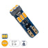 GloboStar® 81472 Λάμπα Αυτοκινήτου LED T5 9xSMD3014 0.25W 25lm 360° DC 12-16V IP20 Μ0.5 x Π0.4 x Υ1.8cm Πορτοκαλί - ledmania.gr