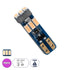 GloboStar® 81474 Λάμπα Αυτοκινήτου LED T5 9xSMD3014 0.25W 25lm 360° DC 12-16V IP20 Μ0.5 x Π0.4 x Υ1.8cm Φούξια - ledmania.gr