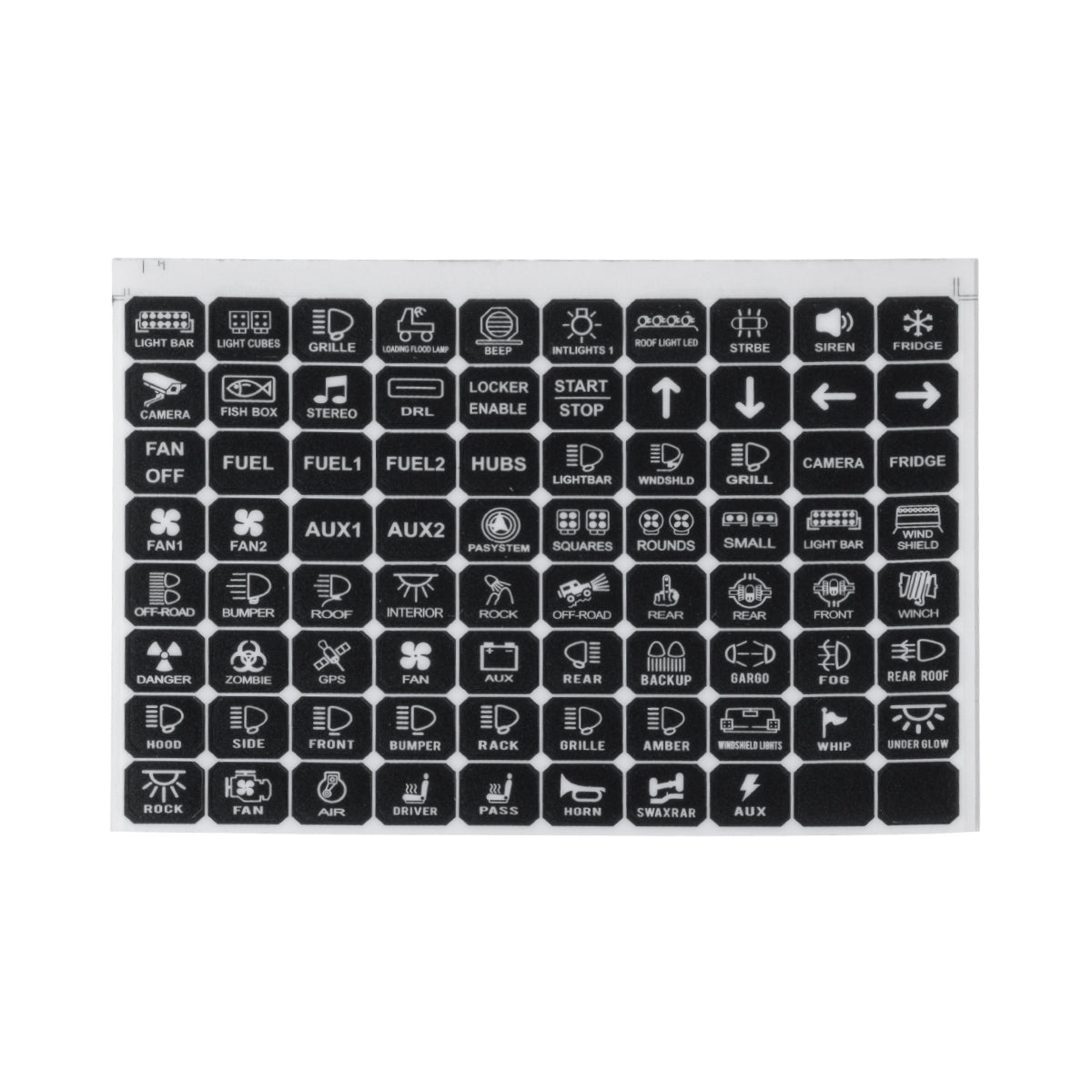 GloboStar® 81503 Ψηφιακό Πάνελ Ελέγχου Φωτισμού DIY Bluetooth για Οχήματα με 8 Διακόπτες On/Off DC 12-24V Max 1200W 60A Αδιάβροχο IP65 Μ12 x Π7 x Υ1.5cm - 2 Χρόνια Εγγύηση - ledmania.gr
