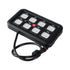 GloboStar® 81503 Ψηφιακό Πάνελ Ελέγχου Φωτισμού DIY Bluetooth για Οχήματα με 8 Διακόπτες On/Off DC 12-24V Max 1200W 60A Αδιάβροχο IP65 Μ12 x Π7 x Υ1.5cm - 2 Χρόνια Εγγύηση - ledmania.gr