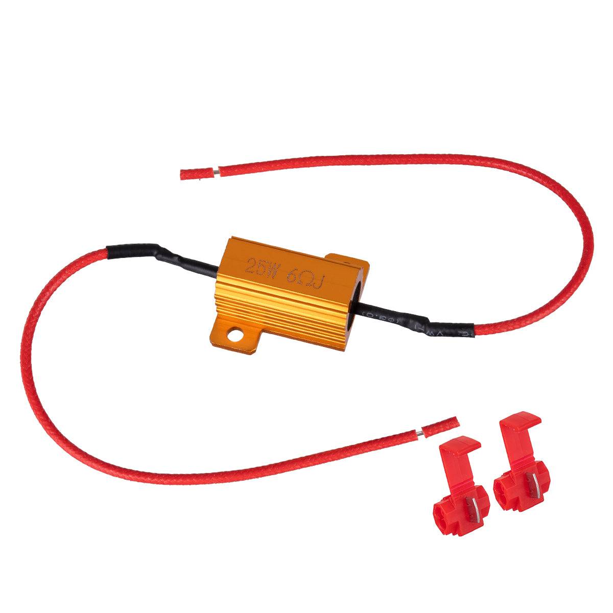 GloboStar® 81641 Βατική Αντίσταση Ακύρωσης Ένδειξης Βλάβης Can-Bus 25W 6 Ohm - ledmania.gr