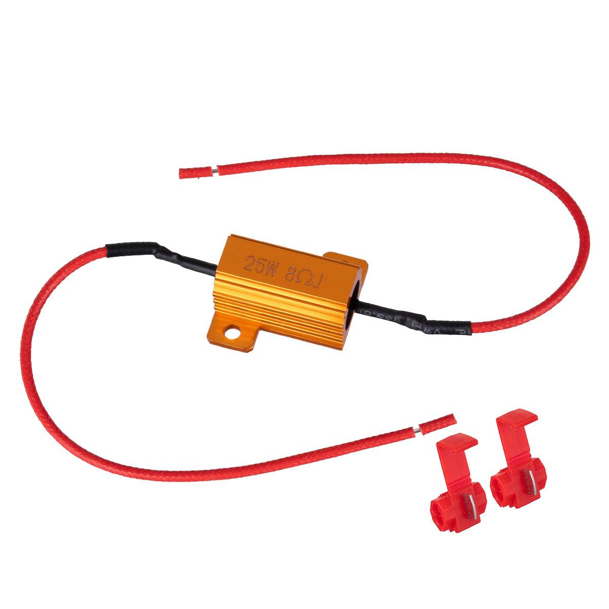 GloboStar® 81642 Βατική Αντίσταση Ακύρωσης Ένδειξης Βλάβης Can-Bus 25W 8 Ohm - ledmania.gr
