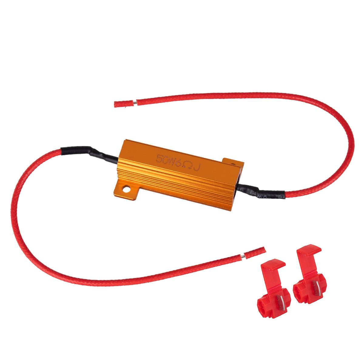 GloboStar® 81643 Βατική Αντίσταση Ακύρωσης Ένδειξης Βλάβης Can-Bus 50W 6 Ohm - ledmania.gr