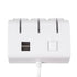 GloboStar® 81807 Πολύπριζο - Φορτιστής Αυτοκινήτου 2 x USB 3.1A & 3 x Θύρες Αναπτήρα Αυτοκινήτου DC 12-24V Max 60W Μαύρο Λευκό - ledmania.gr