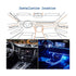GloboStar® 81843 Car Optic Fiber LED Kit Smart Bluetooth - Φωτισμός Κιτ Οπτικής Ίνας Αυτοκινήτου DC 12V 10W με Smart Bluetooth Controller & Εφαρμογή APP Αδιάβροχο IP65 Πολύχρωμο RGB - ledmania.gr