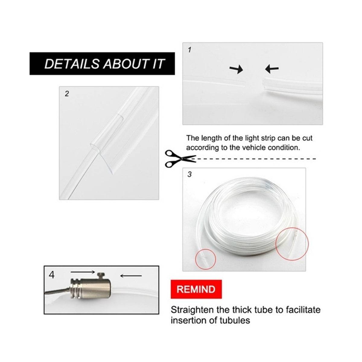 GloboStar® 81843 Car Optic Fiber LED Kit Smart Bluetooth - Φωτισμός Κιτ Οπτικής Ίνας Αυτοκινήτου DC 12V 10W με Smart Bluetooth Controller & Εφαρμογή APP Αδιάβροχο IP65 Πολύχρωμο RGB - ledmania.gr