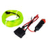 GloboStar® 82202 TUBE 360° Degree Διακοσμητική EL-Wire Neon Αυτοκινήτου Κορδόνι ΣΕΤ 3m 1W/3m 30lm/m 360° DC 12V με Βύσμα Αναπτήρα Αυτοκινήτου Αδιάβροχη IP68 Πράσινο Φωσφορούχο - ledmania.gr