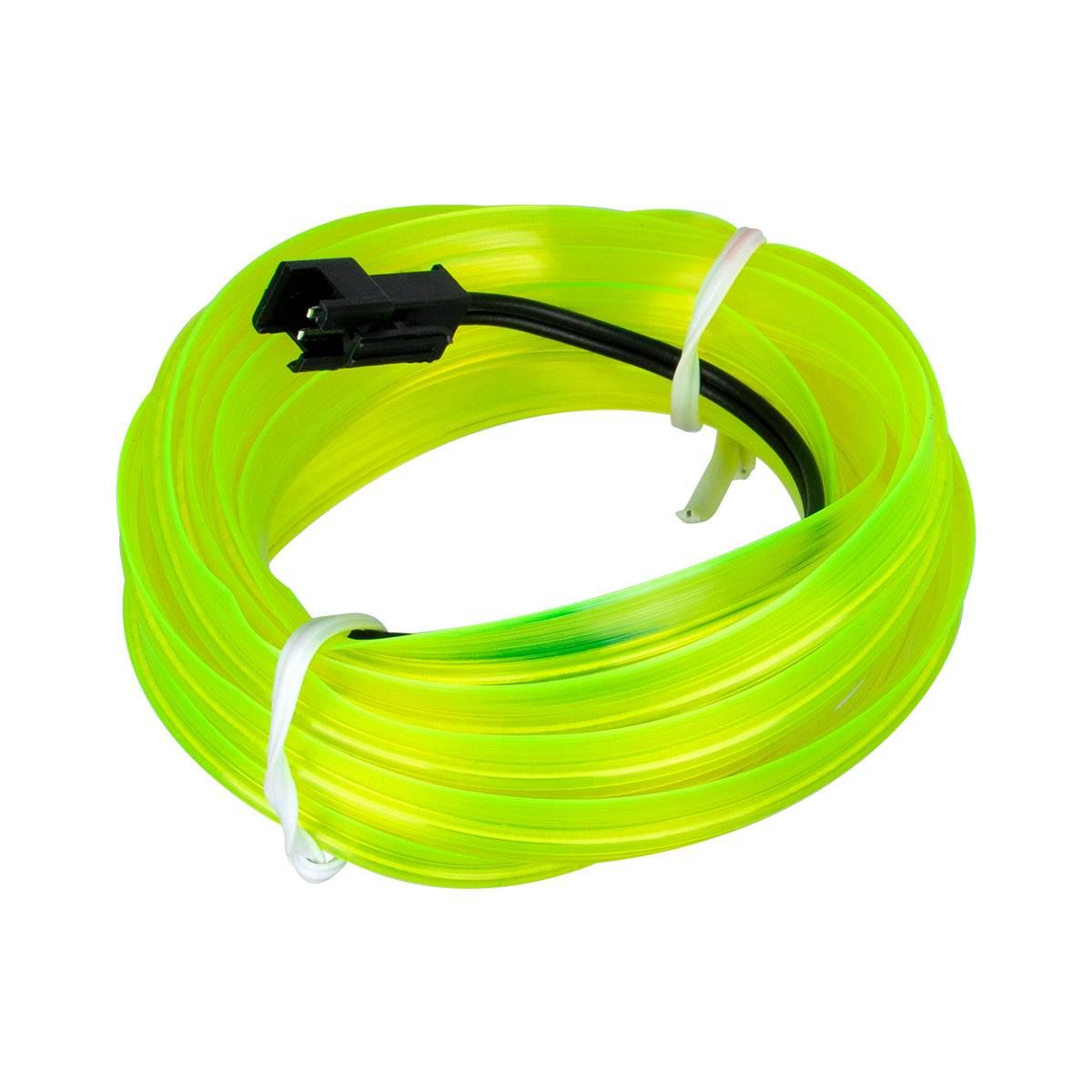 GloboStar® 82202 TUBE 360° Degree Διακοσμητική EL-Wire Neon Αυτοκινήτου Κορδόνι ΣΕΤ 3m 1W/3m 30lm/m 360° DC 12V με Βύσμα Αναπτήρα Αυτοκινήτου Αδιάβροχη IP68 Πράσινο Φωσφορούχο - ledmania.gr