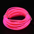 GloboStar® 82203 TUBE 360° Degree Διακοσμητική EL-Wire Neon Αυτοκινήτου Κορδόνι ΣΕΤ 3m 1W/3m 30lm/m 360° DC 12V με Βύσμα Αναπτήρα Αυτοκινήτου Αδιάβροχη IP68 Φούξια - ledmania.gr