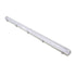 GloboStar® 90612 1 x 120cm T8 Tri-Proof Πλαστικό PC Σκαφάκι με Μεταλλικά Clips για Λάμπα Φθορίου LED Τροφοδοσίας Ενός Άκρου Αδιάβροχο IP65 - ledmania.gr