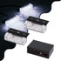 GloboStar® 85004 PRO Series ΣΕΤ 2 x Μπάρες Σήμανσης Οχήματος Ασθενοφόρου για Αυτοκίνητα & Φορτηγά 3 Προγραμμάτων Φωτισμού STROBE LED HIGH POWER 6W DC 10-30V Αδιάβροχο IP65 Ψυχρό Λευκό 6000K - ledmania.gr