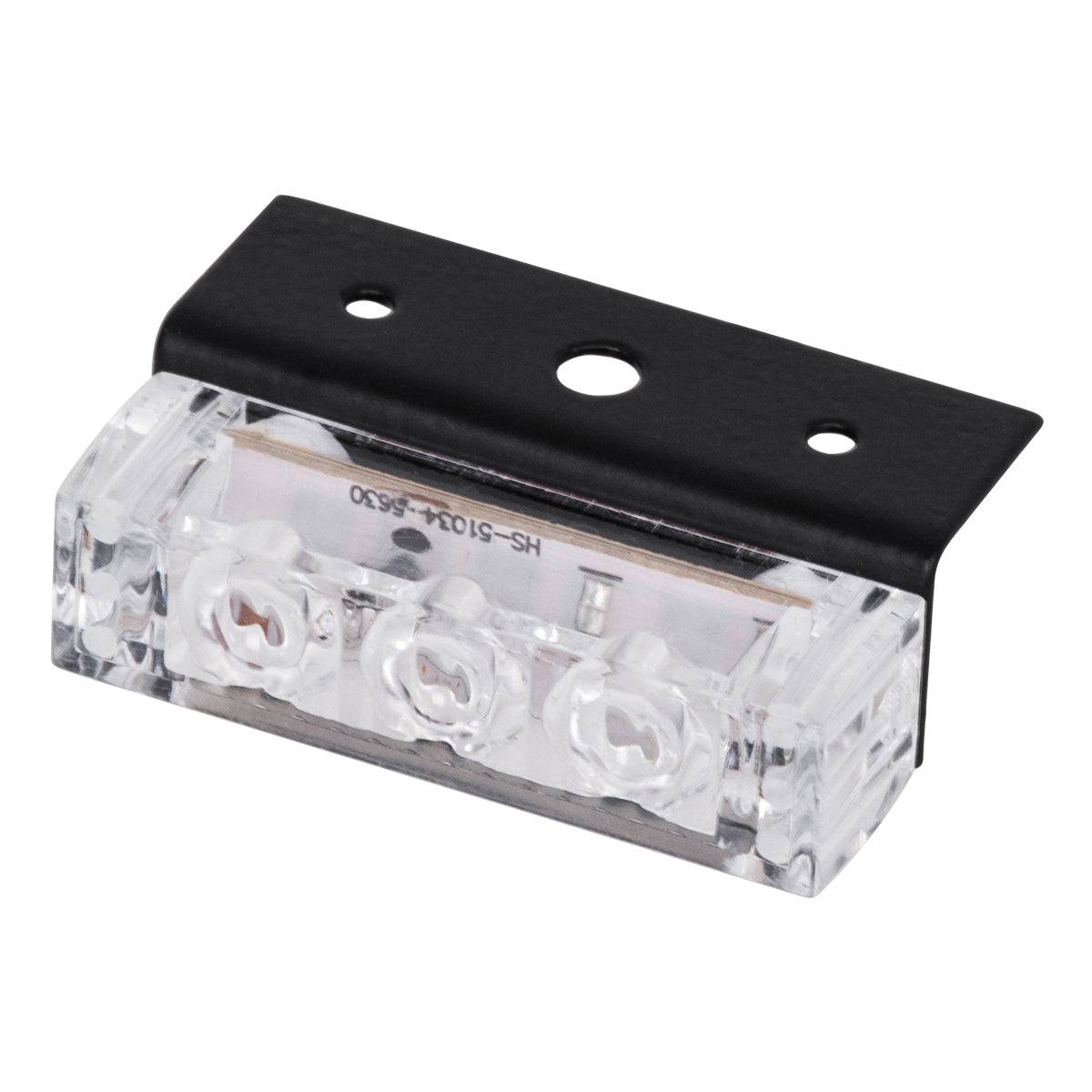GloboStar® 85004 PRO Series ΣΕΤ 2 x Μπάρες Σήμανσης Οχήματος Ασθενοφόρου για Αυτοκίνητα & Φορτηγά 3 Προγραμμάτων Φωτισμού STROBE LED HIGH POWER 6W DC 10-30V Αδιάβροχο IP65 Ψυχρό Λευκό 6000K - ledmania.gr