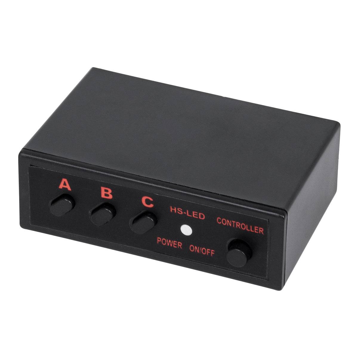GloboStar® 85004 PRO Series ΣΕΤ 2 x Μπάρες Σήμανσης Οχήματος Ασθενοφόρου για Αυτοκίνητα & Φορτηγά 3 Προγραμμάτων Φωτισμού STROBE LED HIGH POWER 6W DC 10-30V Αδιάβροχο IP65 Ψυχρό Λευκό 6000K - ledmania.gr