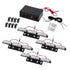 GloboStar® 85015 PRO Series ΣΕΤ 4 x Μπάρες Σήμανσης Οχήματος Οδικής Βοήθειας για Αυτοκίνητα & Φορτηγά 3 Προγραμμάτων Φωτισμού STROBE LED HIGH POWER 36W DC 10-30V Αδιάβροχο IP65 Πορτοκαλί Μ18 x Π4.5 x Υ3cm - 2 Χρόνια Εγγύηση - ledmania.gr