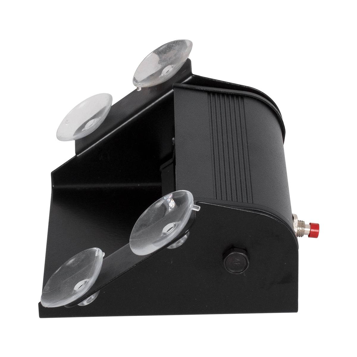 GloboStar® 85104 PRO Series Μπάρα Σήμανσης με Βεντούζες Στήριξης για Παρμπρίζ Οχήματος Ασθενοφόρου για Αυτοκίνητα & Φορτηγά 9 Προγραμμάτων Φωτισμού STROBE LED SMD 4W DC 10-30V IP20 Ψυχρό Λευκό 6000K - ledmania.gr
